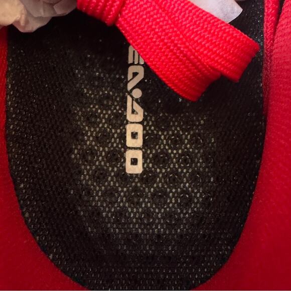 Sea-Doo Water Shoes in Red Black jet ski Sneakers water sports drain holes mesh - Picture 4 of 16